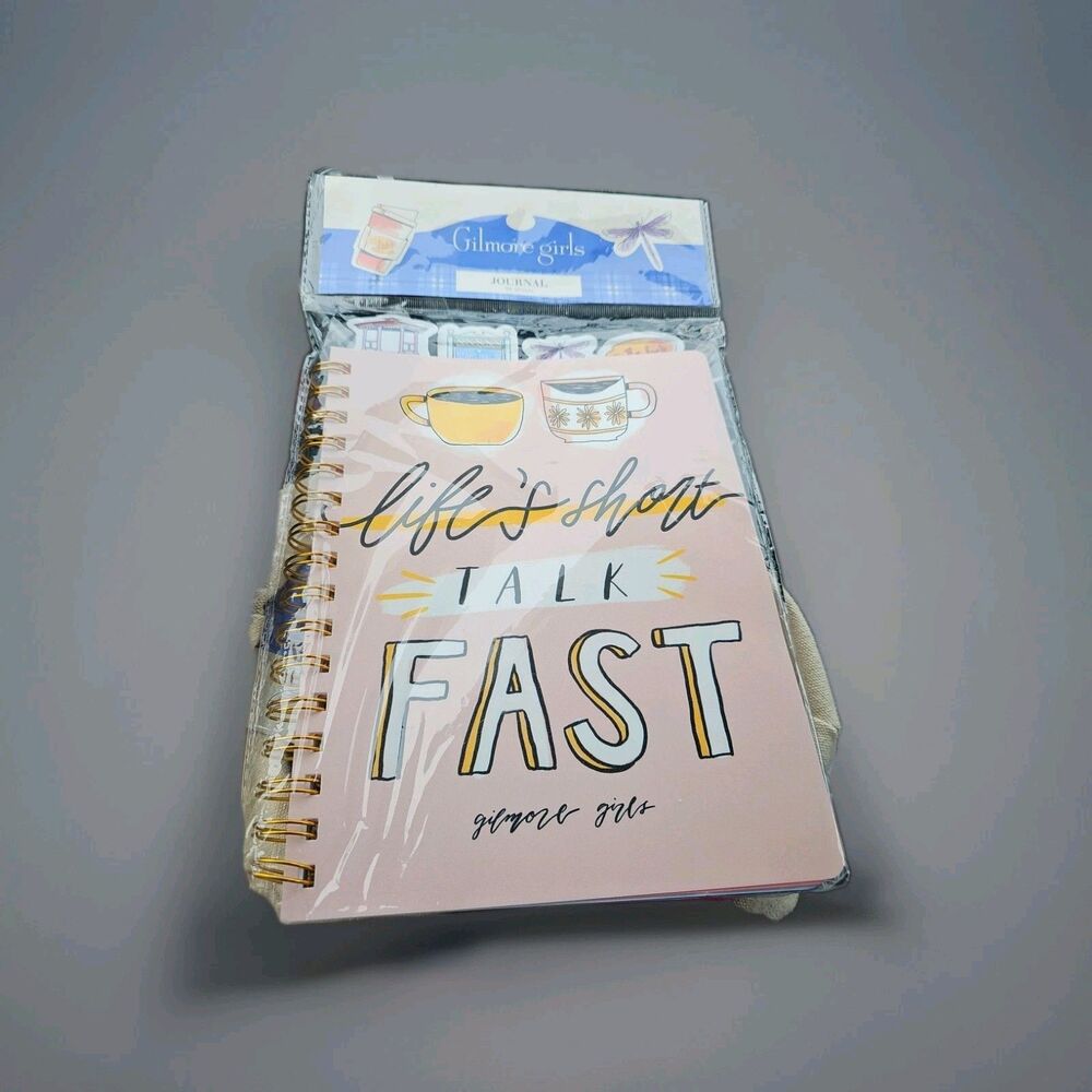 New Gilmore Girls 25th Anniversary Journal Notebook Lukes Lifes Short Talk Fast